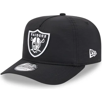 Justerbar sort krumme kasket Gorra Everyday Nylon fra Las Vegas Raiders NFL af New Era