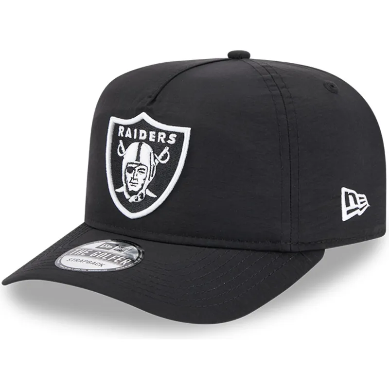 las-vegas-raiders-nfl-new-era-justerbar-sort-buet-skygge-golfer-everyday-nylon-kasket