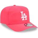 lyserod-justerbar-buet-kasket-golfer-everyday-nylon-fra-los-angeles-dodgers-mlb-fra-new-era