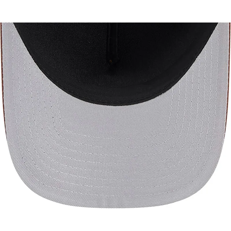 brun-buet-snapback-kasket-9forty-m-crown-a-frame-motorsport-fra-new-york-yankees-mlb-fra-new-era