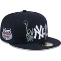 flad-marinebla-tilpasset-59fifty-state-stitch-kasket-fra-new-york-yankees-mlb-af-new-era
