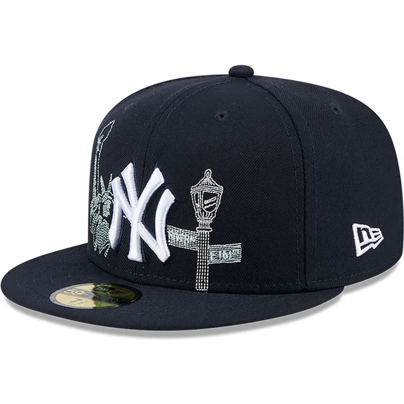 flad-marinebla-tilpasset-59fifty-state-stitch-kasket-fra-new-york-yankees-mlb-af-new-era