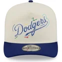 hvid-og-bla-buet-snapback-kasket-golfer-team-scribble-fra-los-angeles-dodgers-mlb-fra-new-era