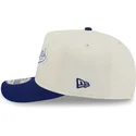 hvid-og-bla-buet-snapback-kasket-golfer-team-scribble-fra-los-angeles-dodgers-mlb-fra-new-era
