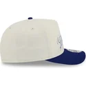 hvid-og-bla-buet-snapback-kasket-golfer-team-scribble-fra-los-angeles-dodgers-mlb-fra-new-era