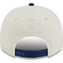 hvid-og-bla-buet-snapback-kasket-golfer-team-scribble-fra-los-angeles-dodgers-mlb-fra-new-era