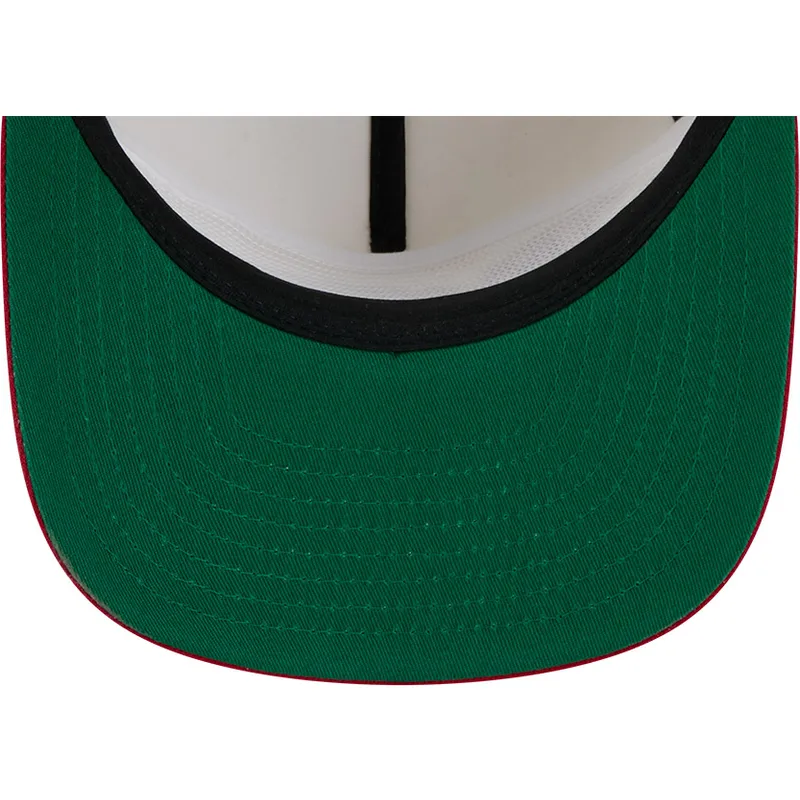 hvid-og-rod-curved-snapback-kasket-golfer-team-scribble-fra-philadelphia-phillies-mlb-fra-new-era