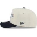 hvid-og-sort-buet-snapback-kasket-golfer-team-scribble-fra-new-york-yankees-mlb-fra-new-era
