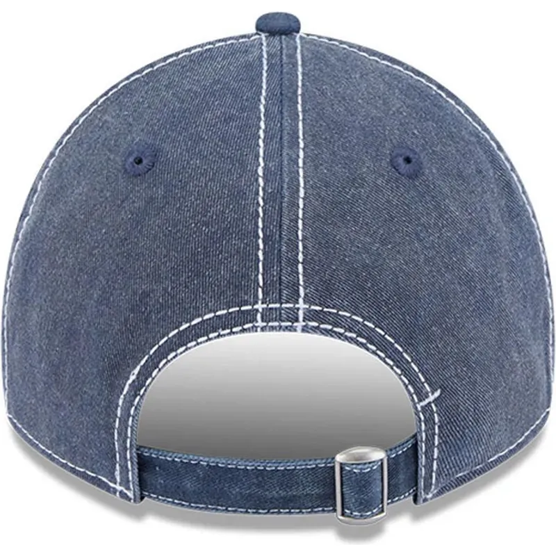 bla-justerbar-buet-kasket-9twenty-washed-contrast-fra-boston-red-sox-mlb-fra-new-era