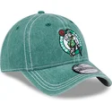 gron-justerbar-kurvet-kasket-9twenty-washed-contrast-fra-boston-celtics-nba-fra-new-era