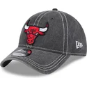 gra-justerbar-kurvet-kasket-9twenty-washed-contrast-fra-chicago-bulls-nba-fra-new-era