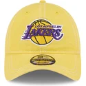los-angeles-lakers-nba-new-era-9twenty-vasket-kontrast-justerbar-gul-buet-kasket