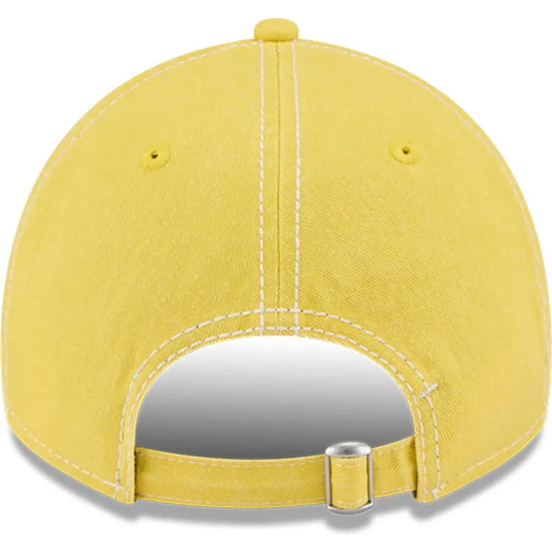 gul-buet-justerbar-9twenty-washed-contrast-kasket-fra-los-angeles-lakers-nba-fra-new-era