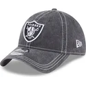 las-vegas-raiders-nfl-new-era-9twenty-vasket-kontrast-justerbar-gra-buet-kasket