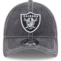 las-vegas-raiders-nfl-new-era-9twenty-vasket-kontrast-justerbar-gra-buet-kasket