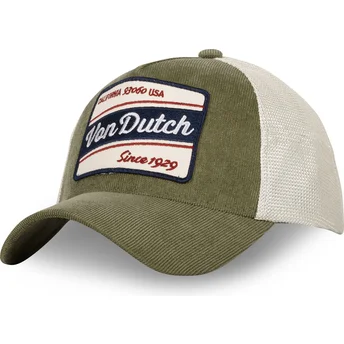 Grøn og beige GRE trucker kasket fra Von Dutch