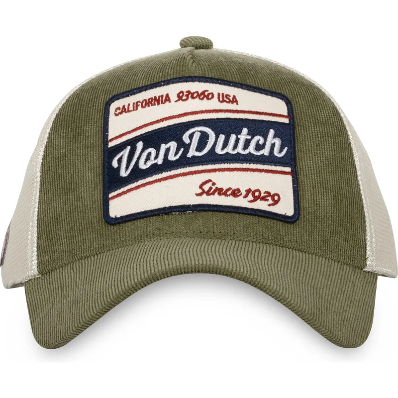 von-dutch-gron-og-beige-truckerkasket-gre