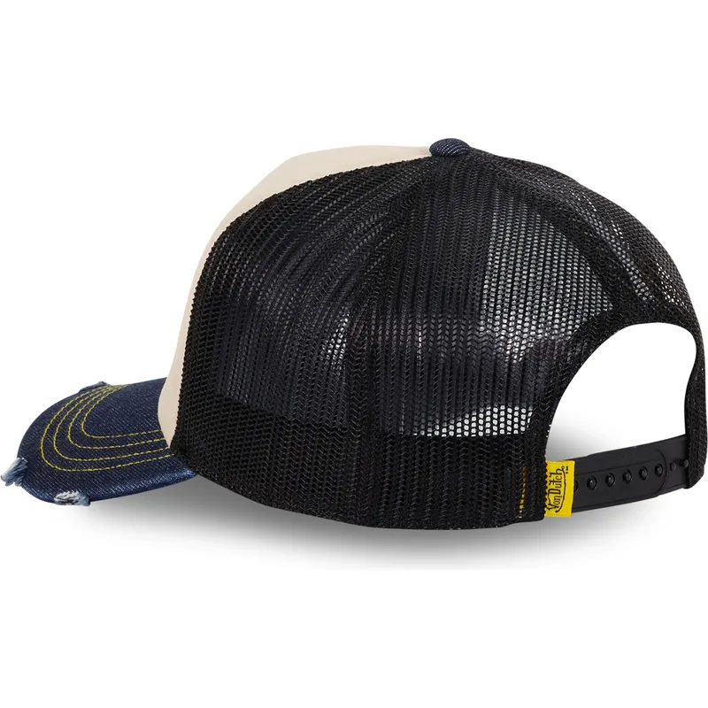 beige-sort-og-bla-trucker-kasket-crew20-fra-von-dutch