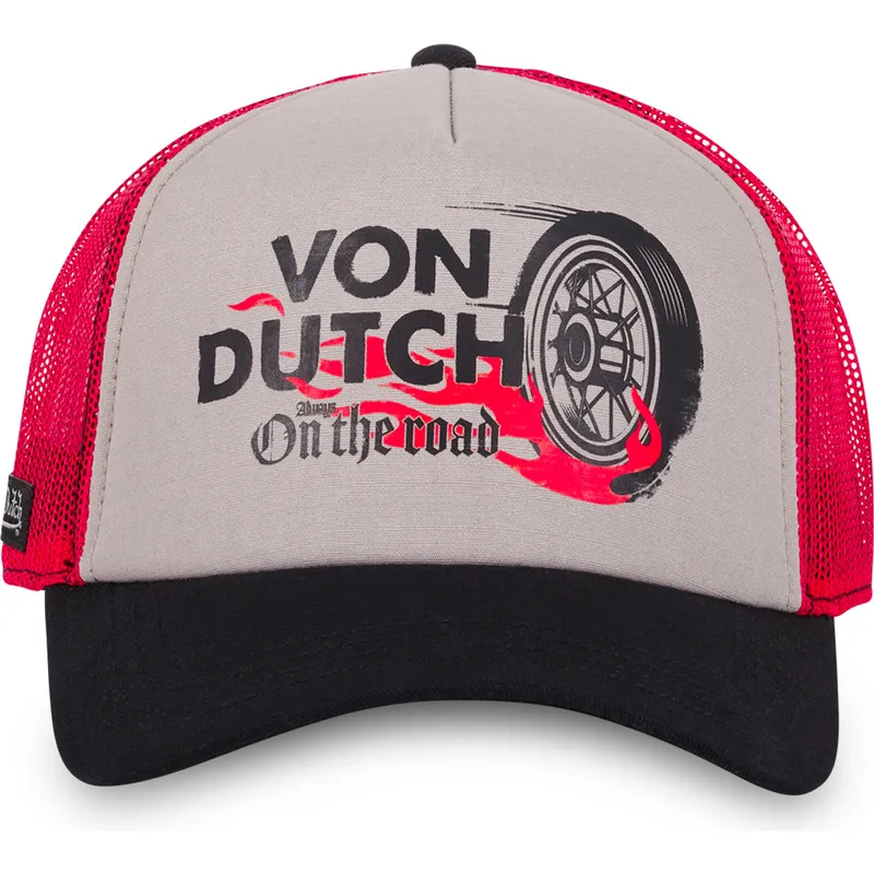 gra-rod-og-sort-trucker-kasket-crew21-fra-von-dutch