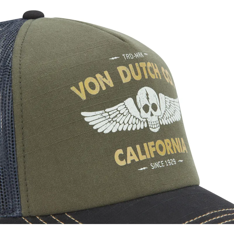 gron-bla-og-sort-trucker-kasket-crew24-fra-von-dutch