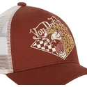 trucker-kasket-brun-og-beige-gue-fra-von-dutch