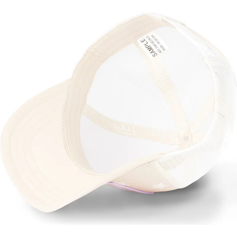 lyserod-og-hvid-trucker-kasket-til-dreng-kidstar-lp-fra-von-dutch