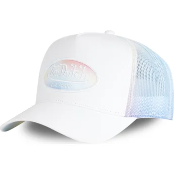 Hvid og blå pastel WHF trucker kasket fra Von Dutch