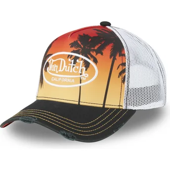 Multifarvet SUBL05 trucker kasket fra Von Dutch