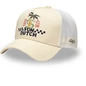 beige-og-hvid-trucker-kasket-surf10-fra-von-dutch
