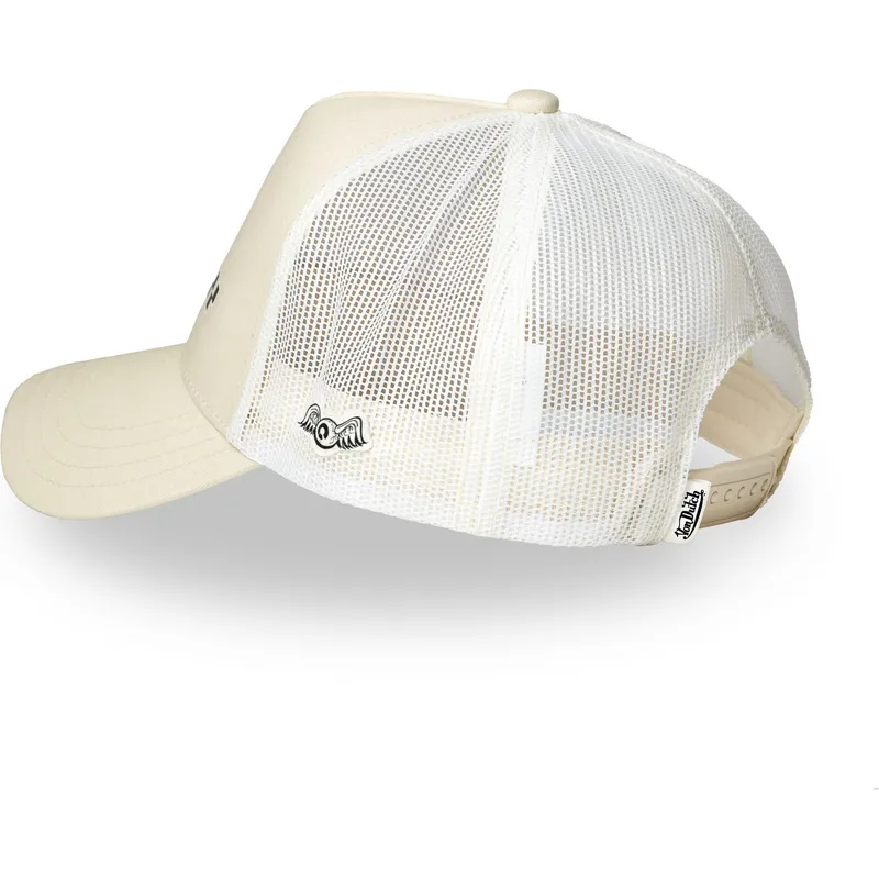 beige-og-hvid-trucker-kasket-surf10-fra-von-dutch