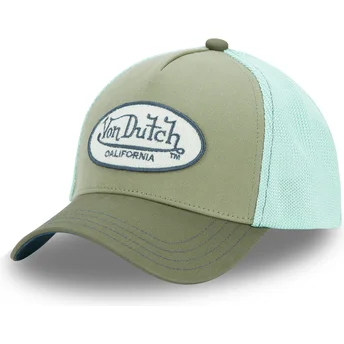 Grøn og blå TERRY03 trucker kasket fra Von Dutch