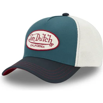 Blå og hvid TERRY06 trucker kasket fra Von Dutch