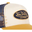 trucker-kasket-beige-bla-og-gul-used-05-fra-von-dutch