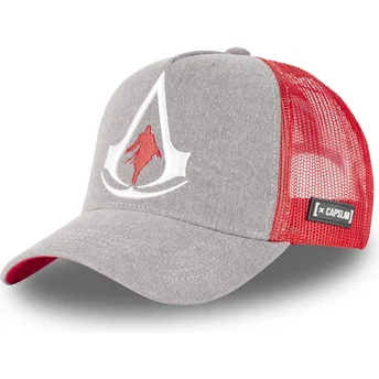 Gorra trucker grå og rød ASC2 B Assassin’s Creed fra Capslab
