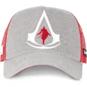 gra-og-rod-trucker-kasket-asc2-b-assassin-s-creed-fra-capslab