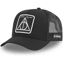 trucker-kasket-sort-dodsregalierne-deathly-hallows-dea1-ct-harry-potter-fra-capslab