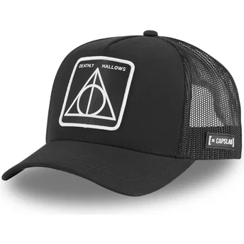 Sort trucker kasket Las Reliquias de la Muerte Deathly Hallows DEA1 CT Harry Potter fra Capslab