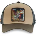 trucker-kasket-brun-drage-dra-beasts-fra-capslab