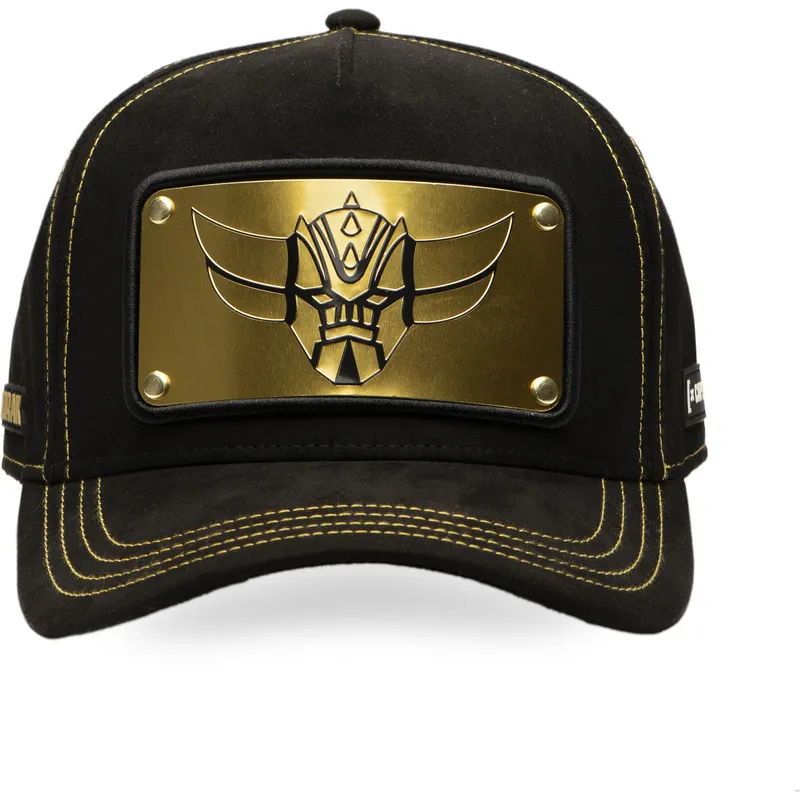 sort-snapback-kasket-med-buet-skygge-robot-grendizer-gol5-gre-fra-capslab