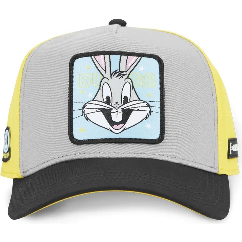 gra-gul-og-sort-buet-snapback-kasket-bugs-bunny-loo11-bep1-looney-tunes-fra-capslab