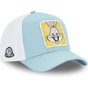 trucker-kasket-bla-og-hvid-snapback-bugs-bunny-loo11-bep2-looney-tunes-fra-capslab