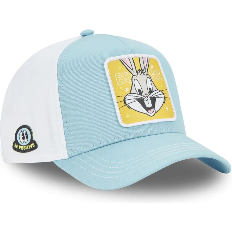trucker-kasket-bla-og-hvid-snapback-bugs-bunny-loo11-bep2-looney-tunes-fra-capslab