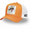 trucker-kasket-orange-og-hvid-bugs-bunny-loo11-bug2-looney-tunes-fra-capslab