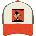 buet-beige-og-orange-snapback-kasket-daffy-duck-loo11-daf-looney-tunes-fra-capslab