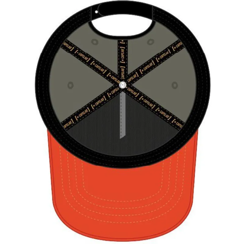 buet-beige-og-orange-snapback-kasket-daffy-duck-loo11-daf-looney-tunes-fra-capslab