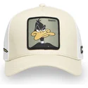 capslab-looney-tunes-pato-lucas-beige-og-hvid-snapback-kasket-loo11-daf2