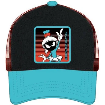 Sort og blå trucker kasket med Marvin the Martian LOO11 MAR fra Looney Tunes af Capslab