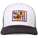 gorra-curva-blanca-verde-y-negra-snapback-para-nino-waffle-food-de-djinns