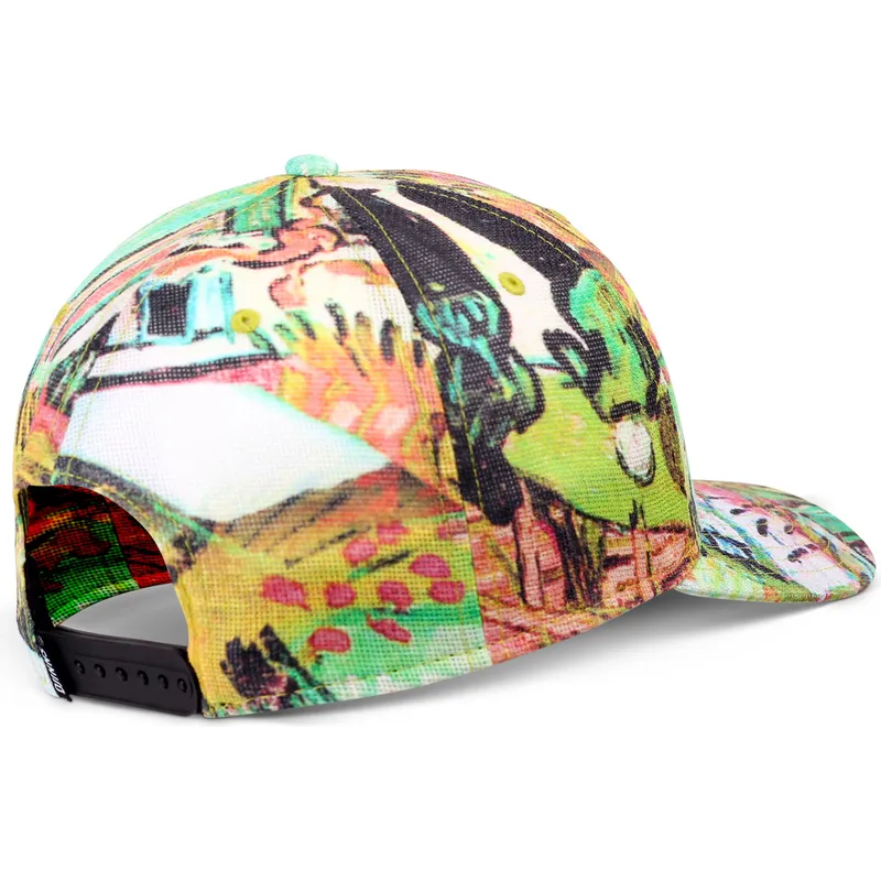 buet-kasket-multifarvet-snapback-truefit-painting-fra-djinns