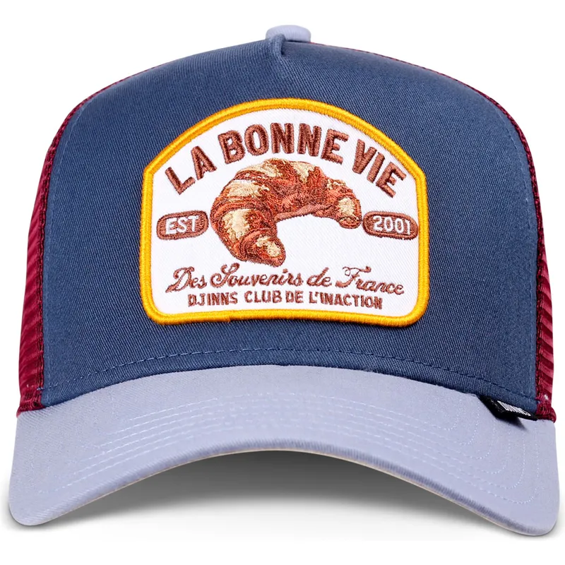 trucker-kasket-marinebla-og-rod-croissant-hft-la-bonne-vie-2-fra-djinns